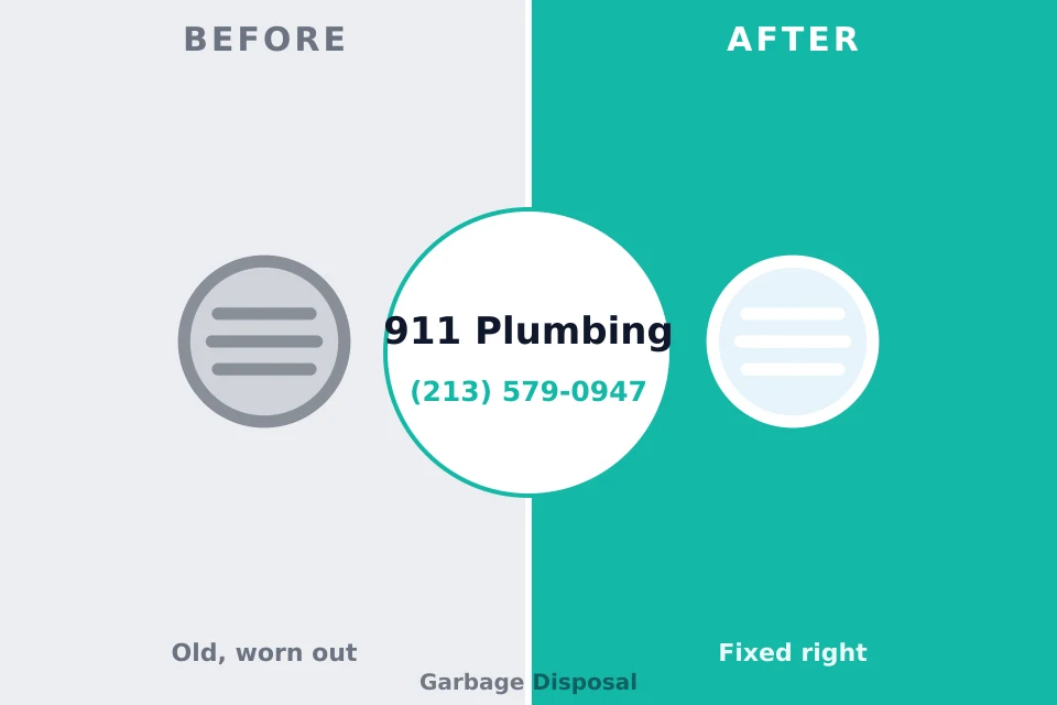 Before and after: plumbing repair Brentwood, MO